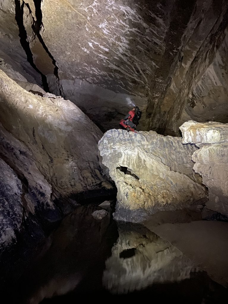 One of many giant chambers hiding in Vancouver Island Caves